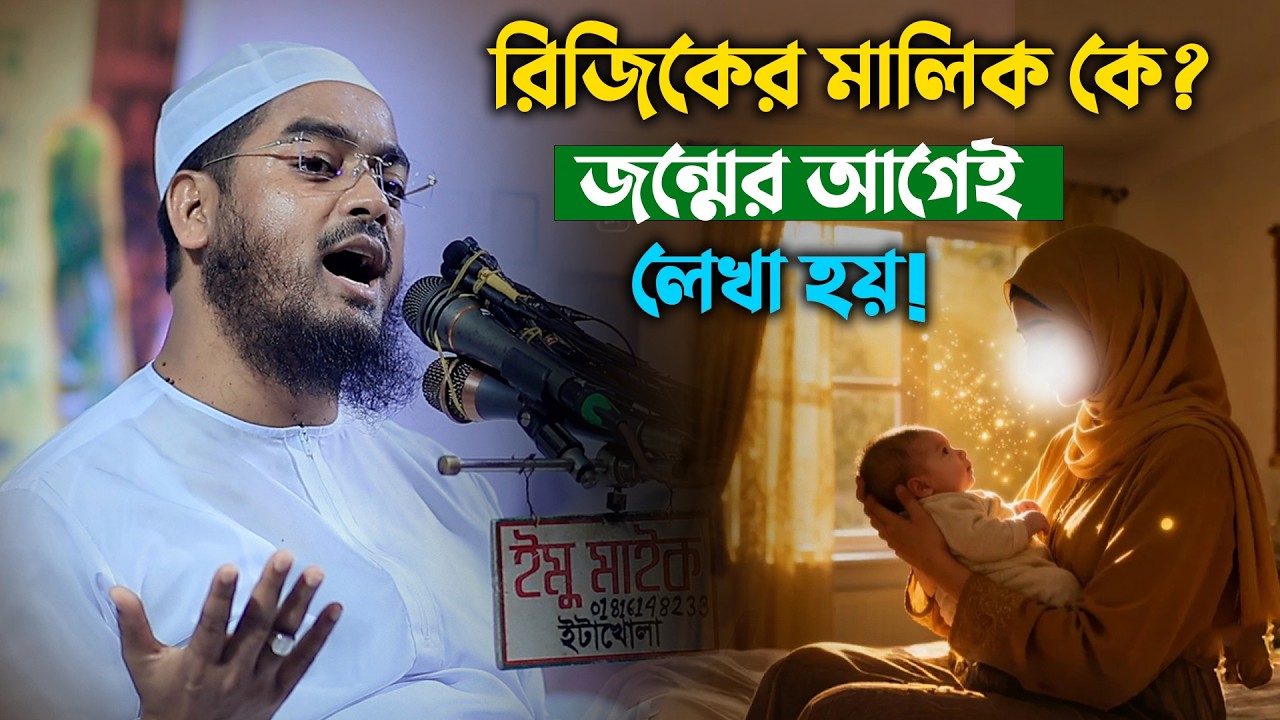 জন্মের আগেই রিজিক নির্ধারিত! হৃদয় কাঁপানো আলোচনা | হাফিজুর রহমান সিদ্দিকী