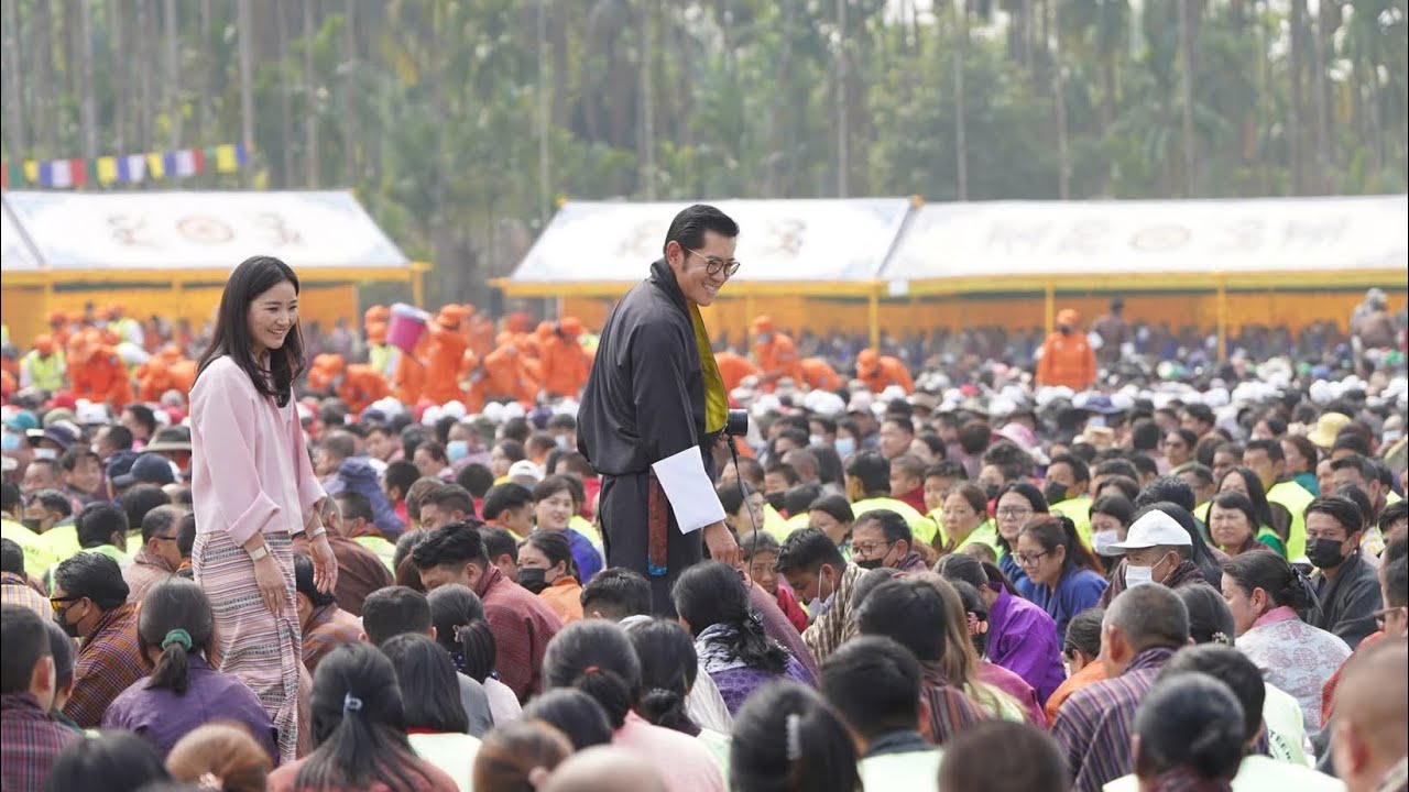 King and Queen of Bhutan and Royal Family - GMC in Making 