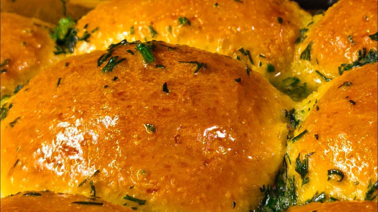 Пампушки с чесноком