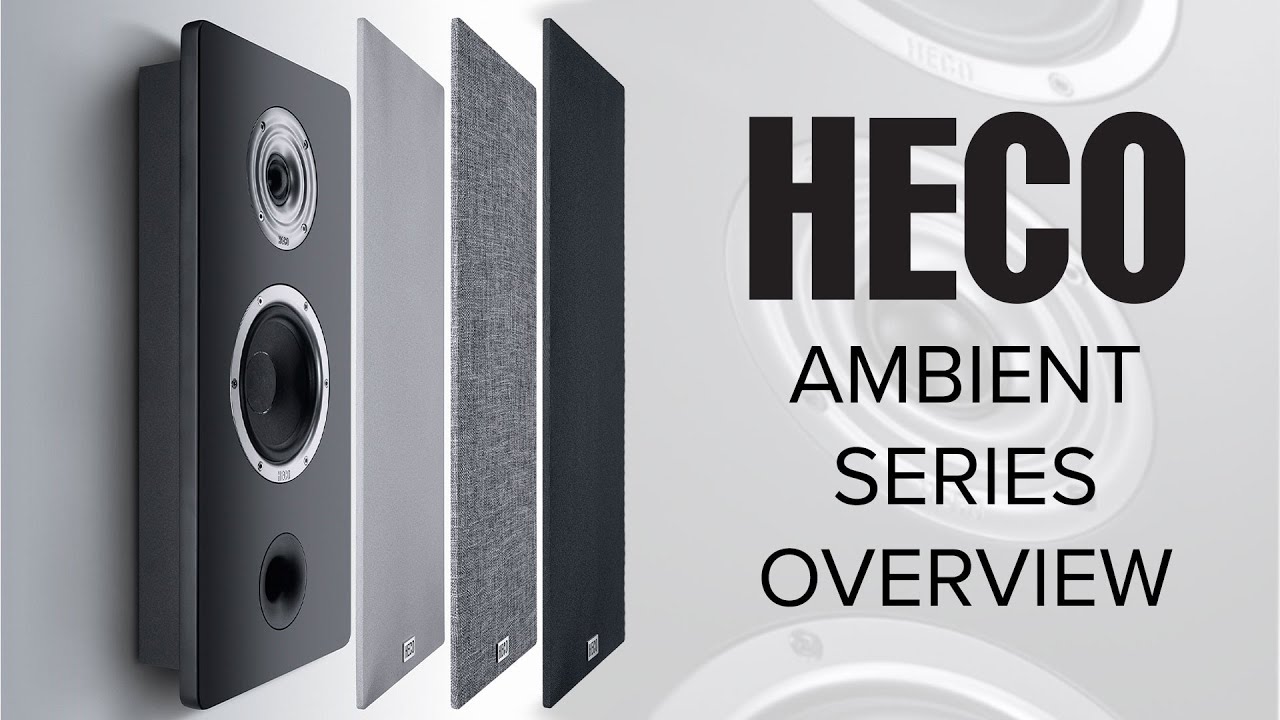 HECO Ambient 44F, 22F, 11F On-Wall Speaker Review | Easy, & Affordable Home Theater Speakers