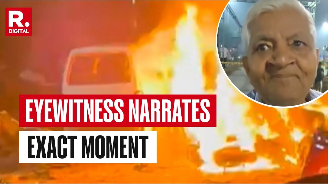Delhi Red Fort Explosion: First Eyewitness Narrates Exact Moment