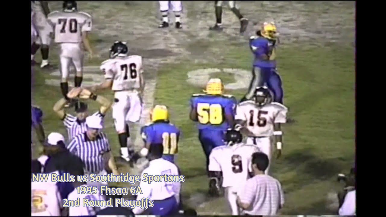 (Highlights)1995 Miami Northwestern Bulls vs Southridge Spartans (FHSAA 6A 2nd Round Playoffs)