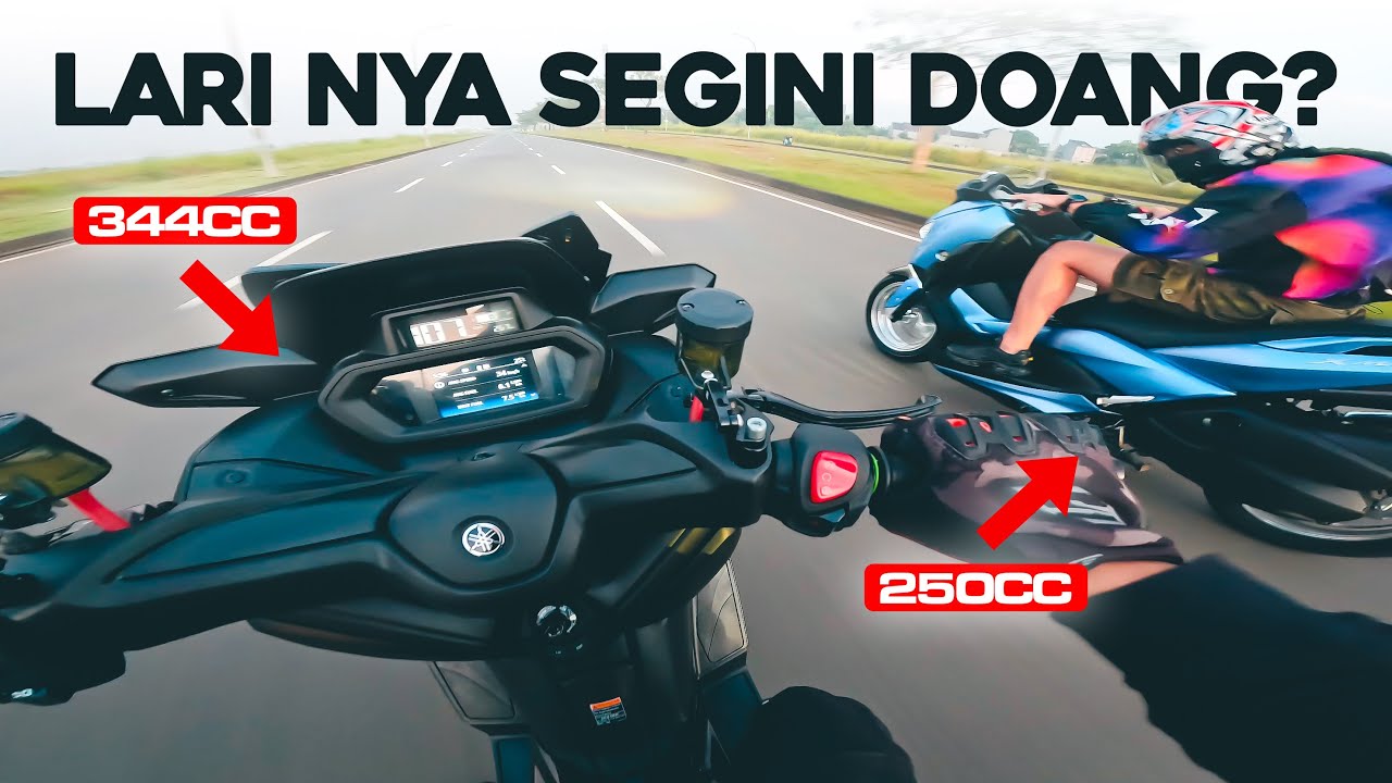 FIRST RIDE TEST XMAX 344CC🔥 ASR 2025 EP.1‼️