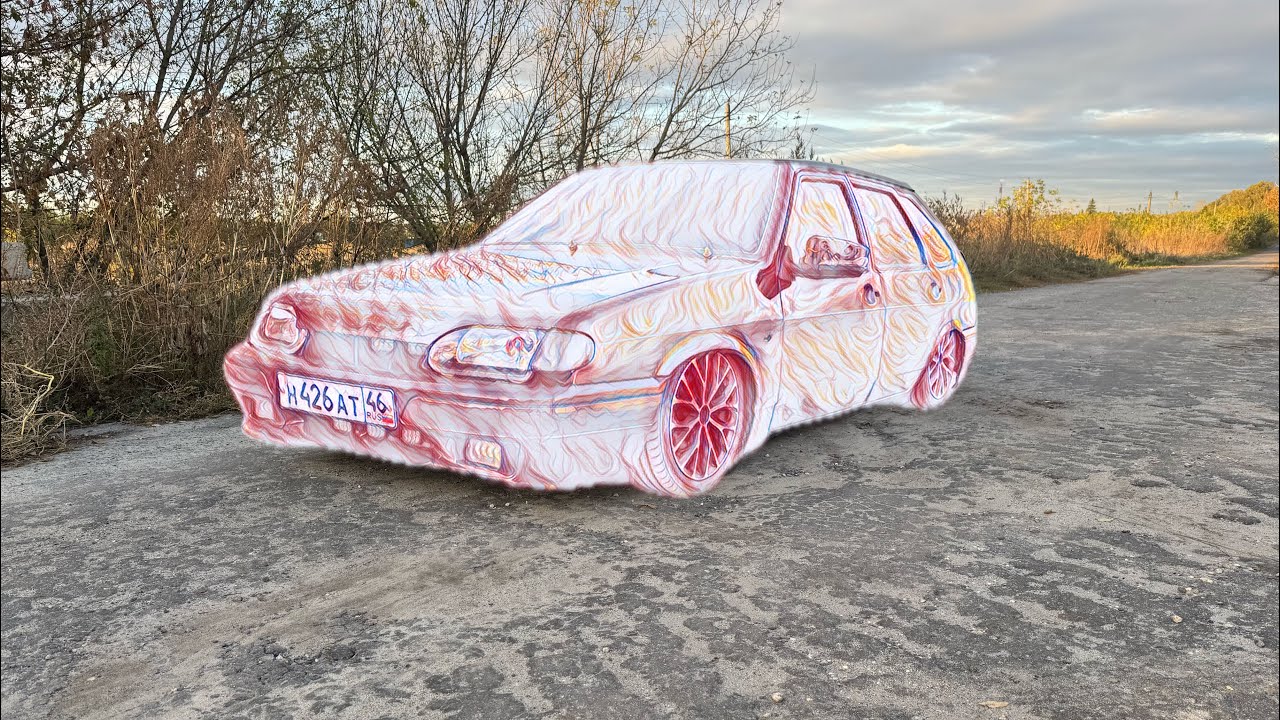 Покрасил 2114 в новый цвет. Сборка всей машины.