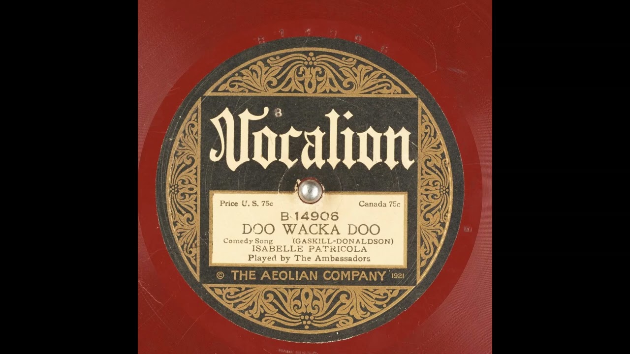 Doo Wacka Doo - Isabelle Patricola with The Ambassadors
