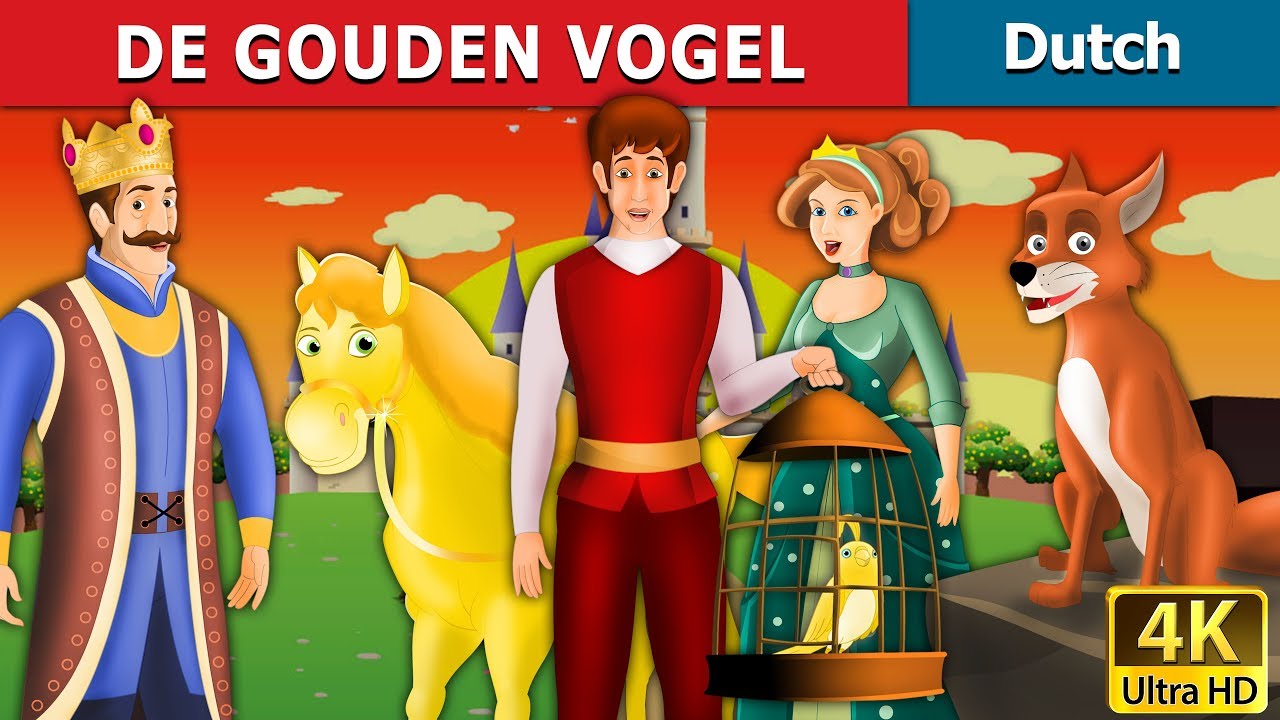 DE GOUDEN VOGEL | Golden Bird in Dutch | 4K UHD | Dutch Fairy Tales