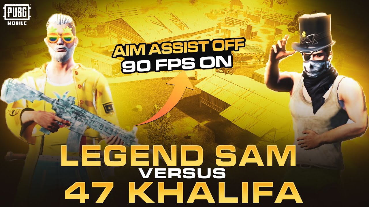47 Khalifa VS ŁEGEND SAM 😱 | Aim Assist Off 😱 | No Hate Wala Scene 😍