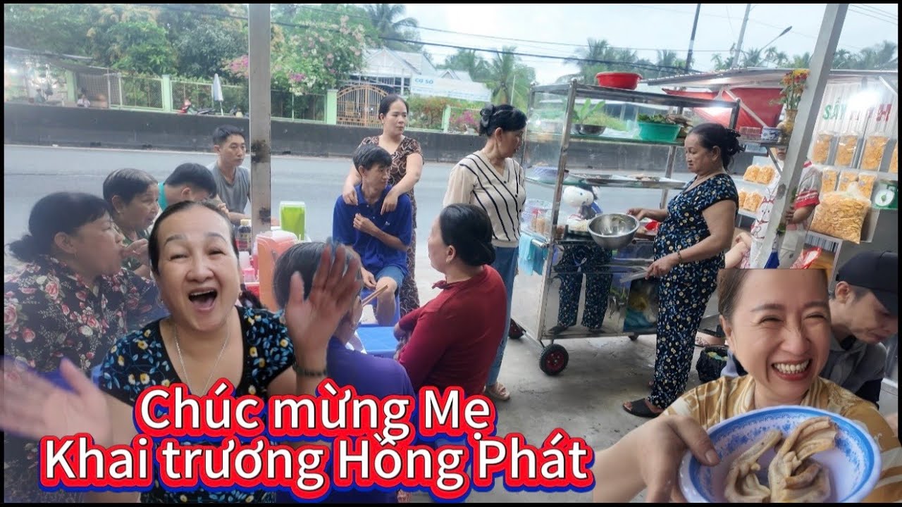 Hành trình mở quán ăn cho mẹ chính thức khai trương