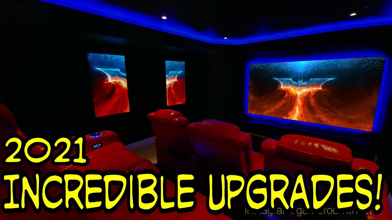 1 Year Feb 2021 Updates! Basement Home Theater / Game Room / Man Cave / Arcade / Video Game - 7.2.4
