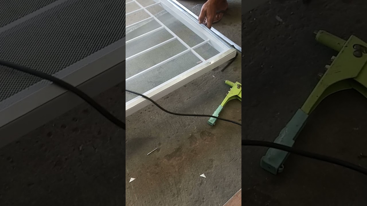 @Sitrek24434 cara pasang kasa nyamuk, pada pintu tralis besi dgn mudah dan rapi.