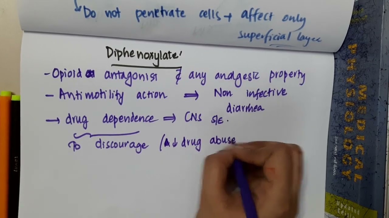 2 36 Diphenoxylate mp4 || PHARMACOLOGY
