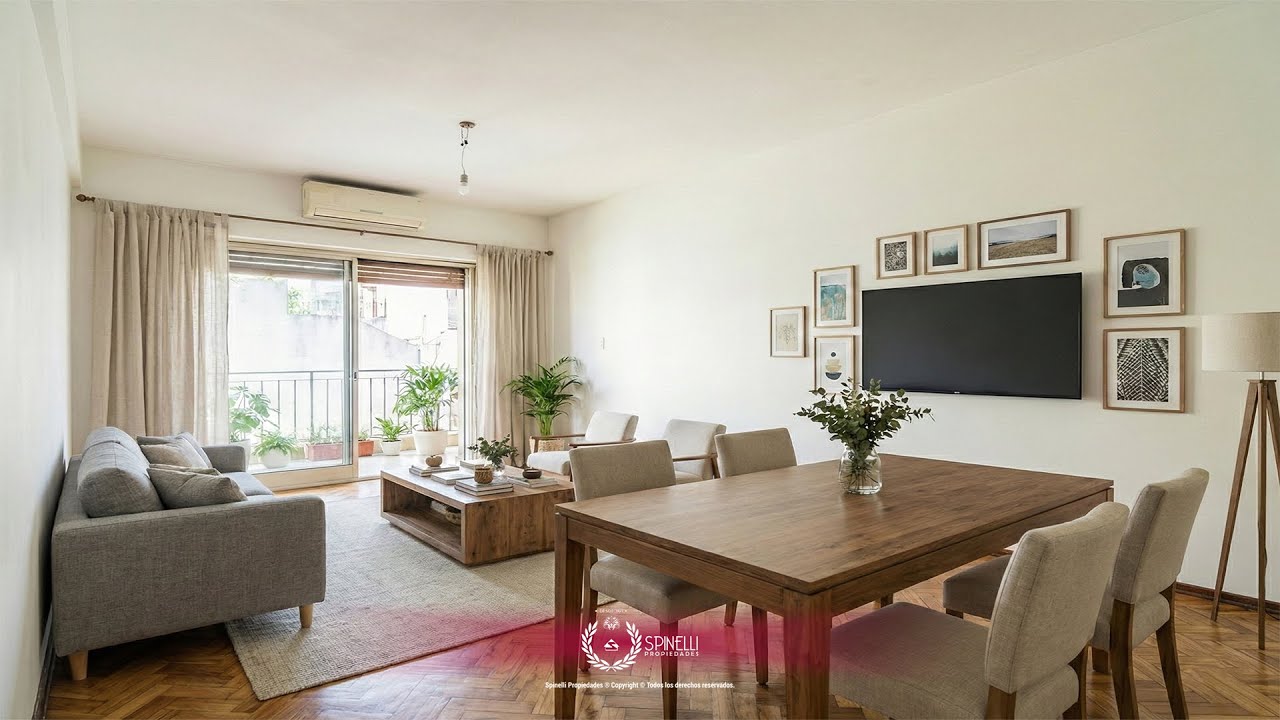 Venta departamento 3 ambientes 58M² apto crédito a nuevo balcón contrafrente en Boedo / Caballito