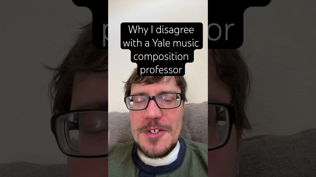 Why I disagree with a Yale music composition professor. #composer #mozart #composerlife #composers