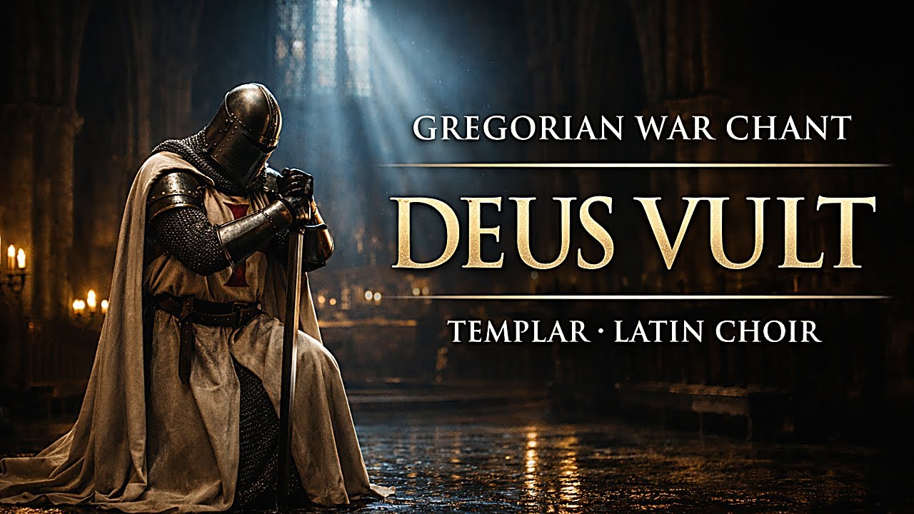 Deus Vult — Templar War Gregorian Chant (Latin Choir + Frame Drums)