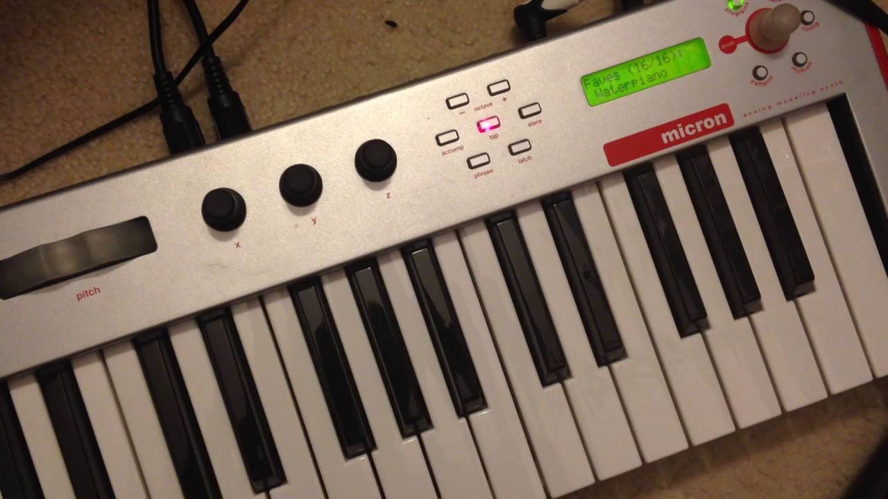 Using and Editing Alesis Micron in Logic