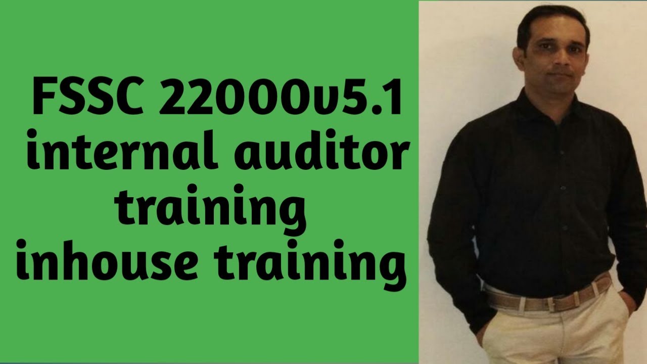 in house training on FSSC 22000 V5.1/ organized by FSQA certification/ hindi/ Swapnil rege