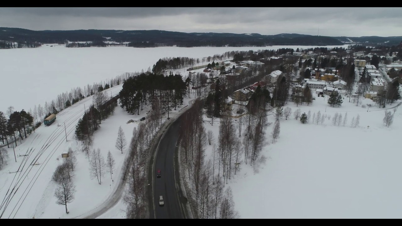 1. Drone-kuvaus (Nurmes keskusta) 1/2
