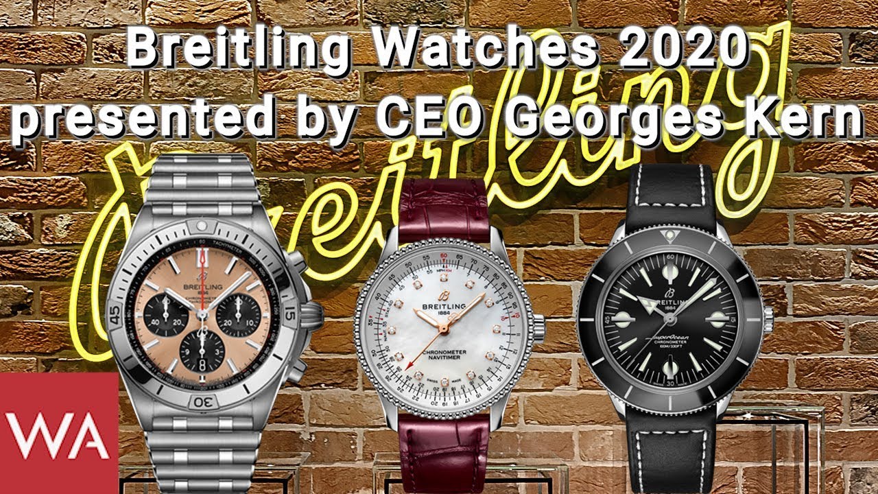 BREITLING Watches 2020 presented by CEO Georges Kern