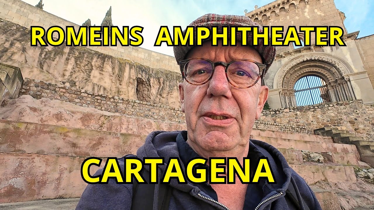 BEZOEK stad CARTAGENA met ROMEINS amphitheater. #overwinteren #spanje