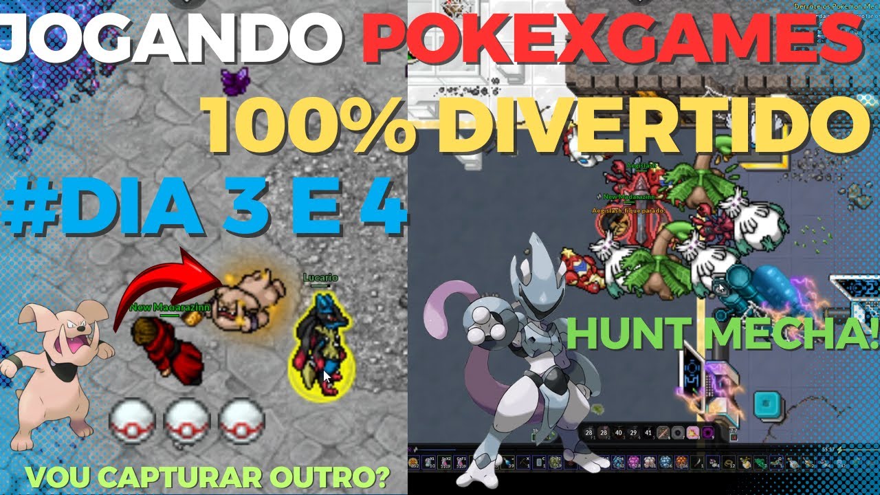 Jogando PxG 100% Divertido #Dia 3 e 4 - Em busca de outro Shiny Granbull /Hunt Mecha Nightmare World