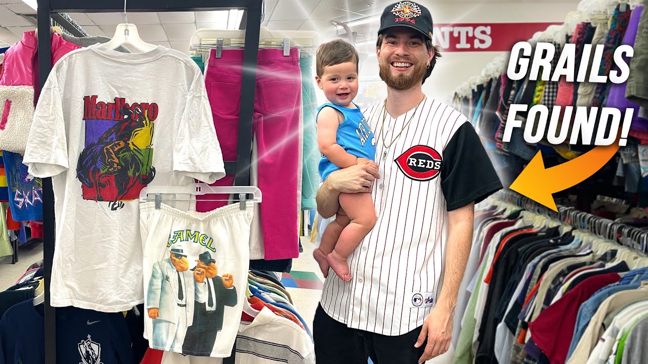 Thrifting With My Son For The FIRST Time! He Found Grails! Trip to The Thrift Store!