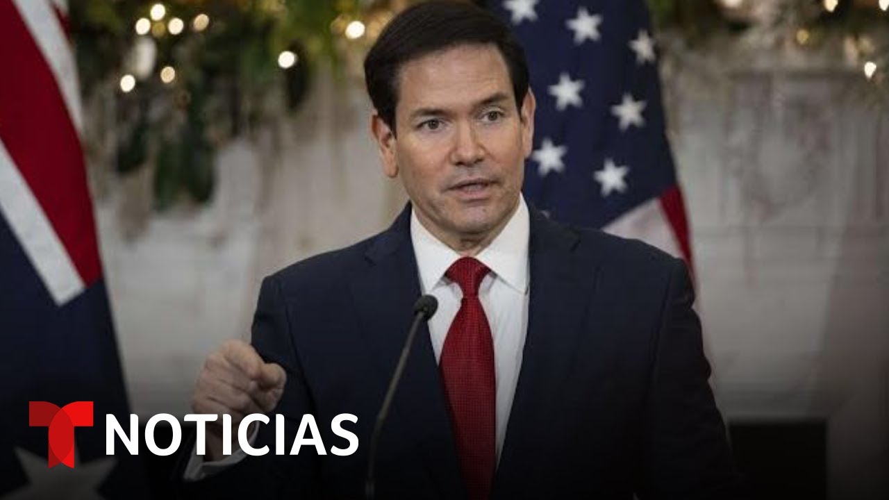 Marco Rubio ofrece declaraciones desde Washington, D.C.