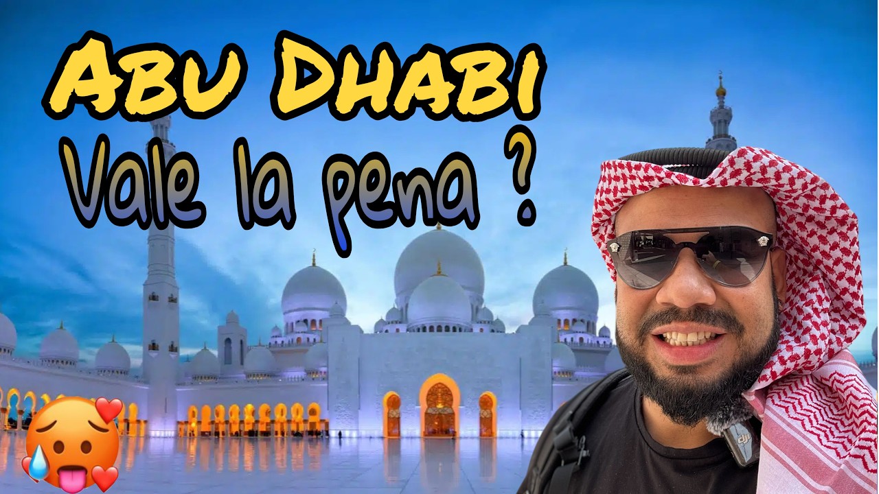¿ABU DHABI EN 12 HORAS? 🕛 DE LA MEZQUITA MÁS LUJOSA DEL MUNDO AL FERRARI WORLD  🏎️ ES INCREÍBLE! 😱