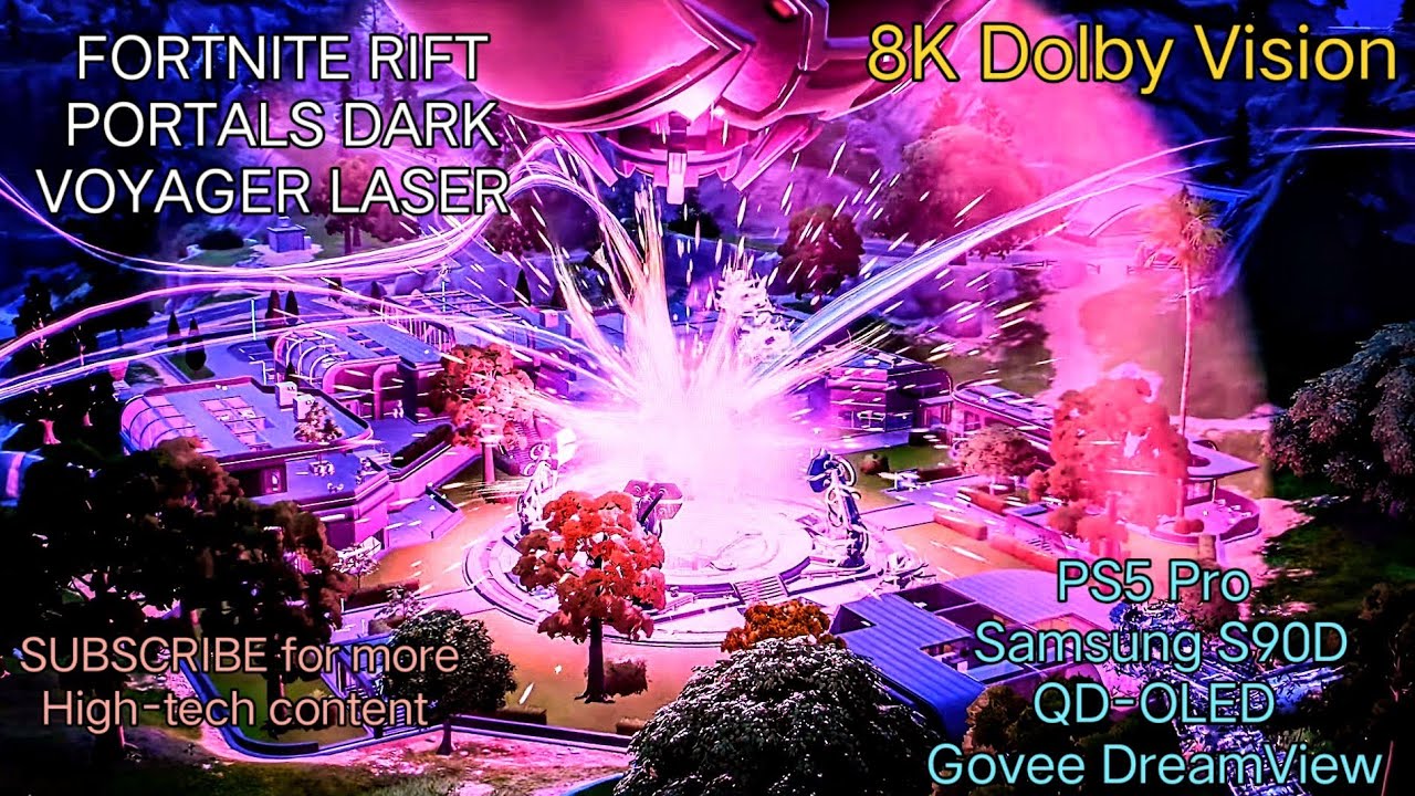 FORTNITE - DARK VOYAGER LASER last Event 💥 | 8K HDR Cinematic | PS5 Pro.Phone Overheated! #jfKSenica