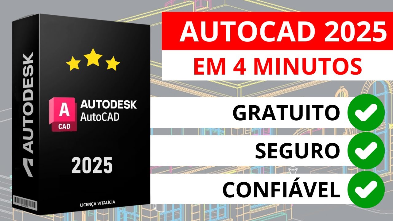 COMO BAIXAR E INSTALAR AUTOCAD 2025 EM 4 MINUTOS (ATUALIZADO)