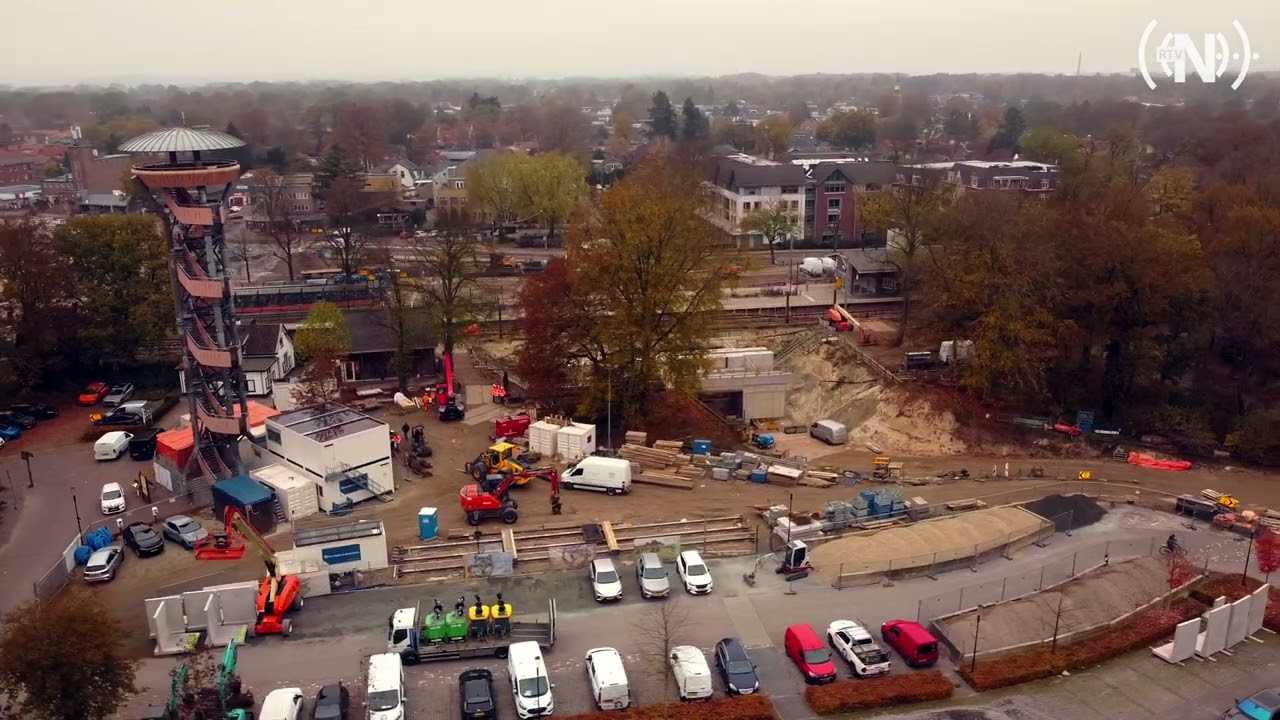 Laatste voorbereidingen stationsomgeving Nunspeet