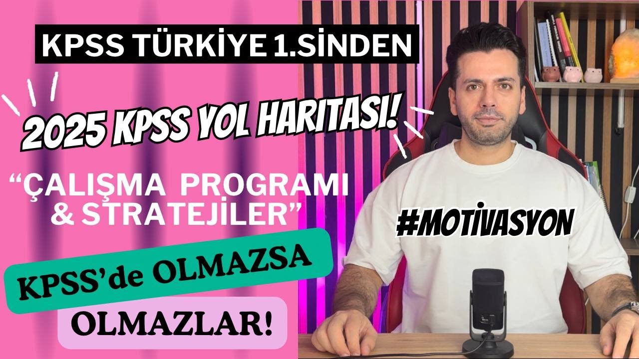 KPSS ÇALIŞMAYA NASIL BAŞLANMALI? (PLAN/PROGRAM) #kpss #ösym