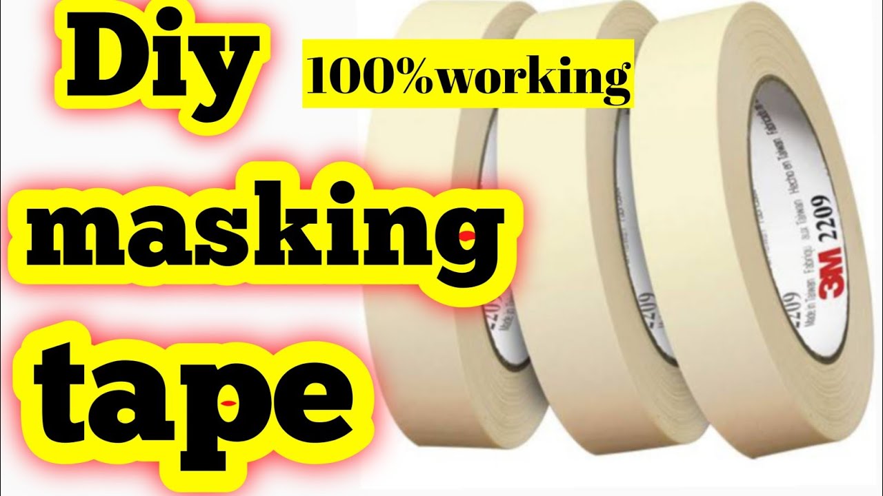 Diy homemade masking tape|Diy masking tape|Homemade masking tape|Masking tape making at home|Diy