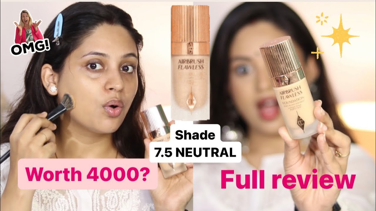 CHARLOTTE TILBURY AIRBRUSH Flawless Foundation HONEST REVIEW 