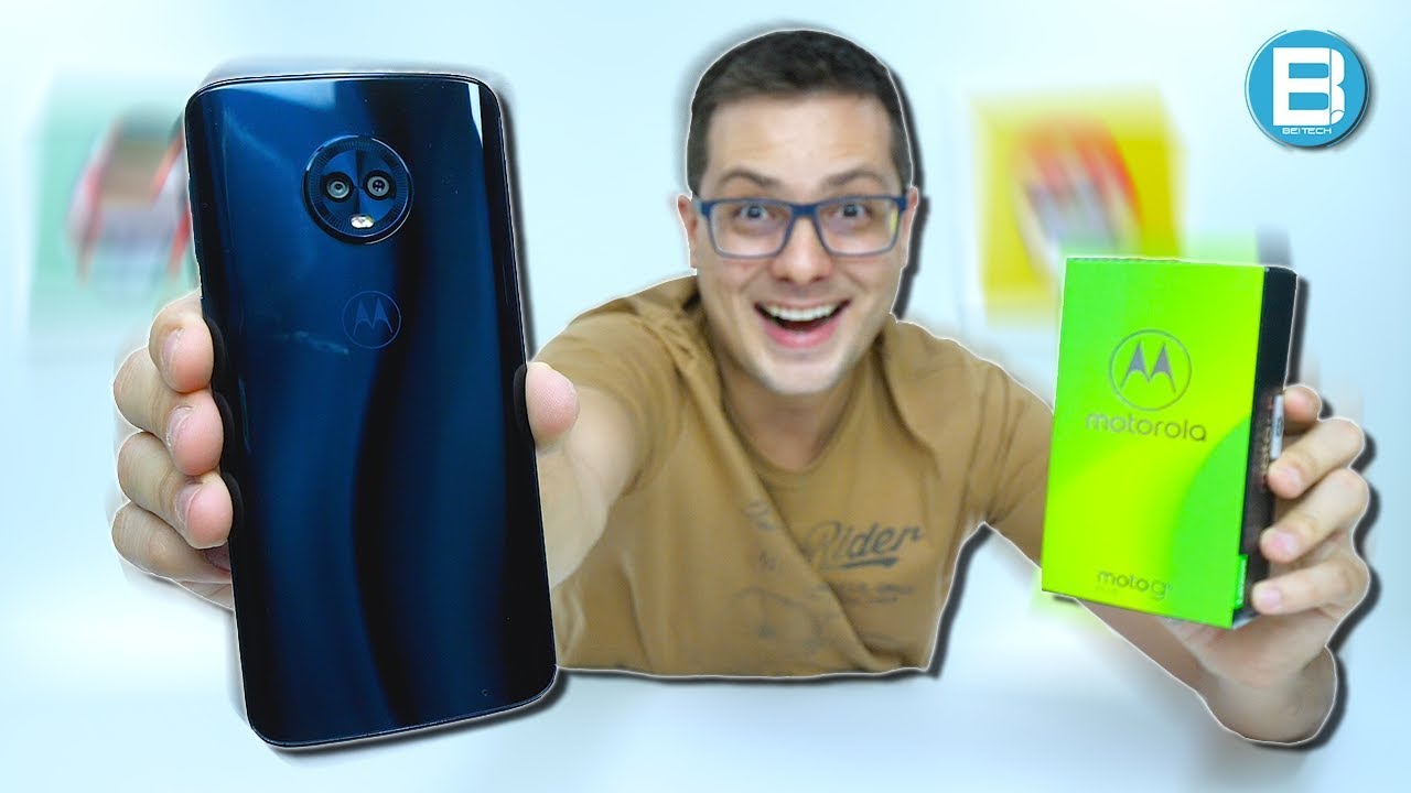 O NOVO MOTO G6 PLUS MUDOU e PARA MELHOR! UNBOXING e IMPRESSÕES!