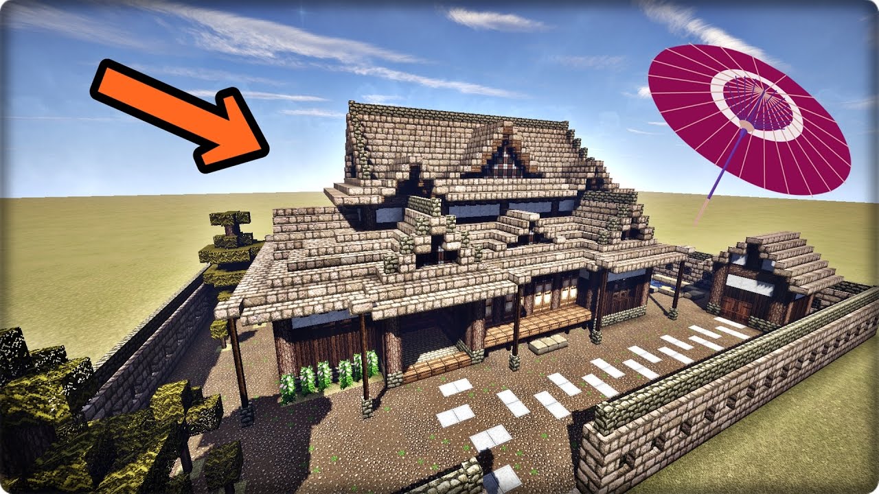 【マインクラフト】家を和風建築してみる【和風の家の作り方】