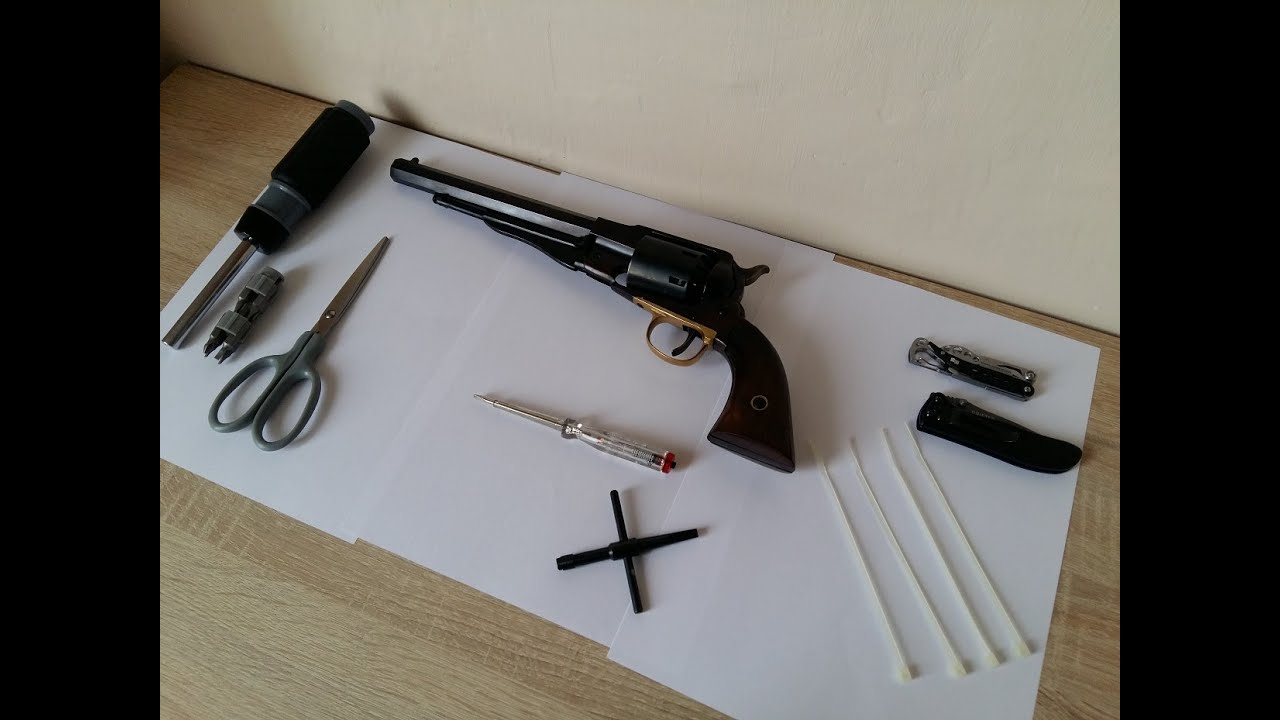 How to assembly Remington New Army cap and ball revolver