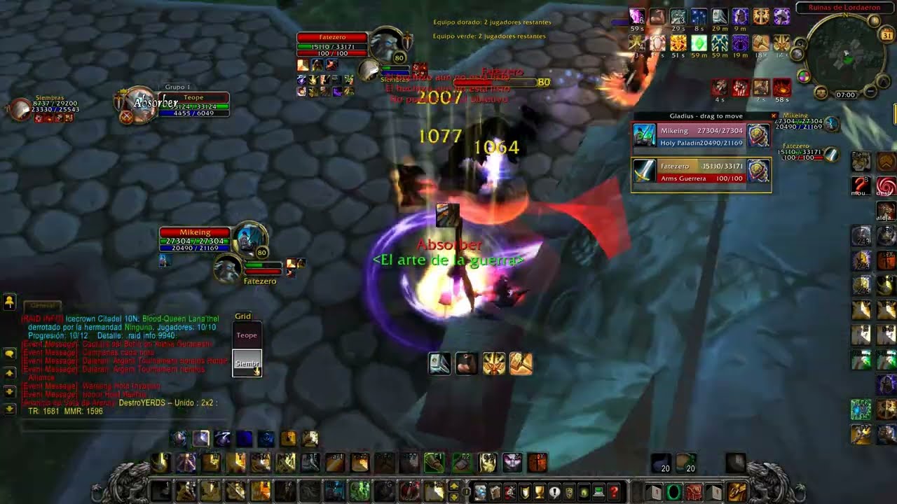 PALADIN REPRENSION PVP 3.3.5 ARENAS 2V2 | Wow Naerzone | Wow 3.3.5 | (Parte 1)