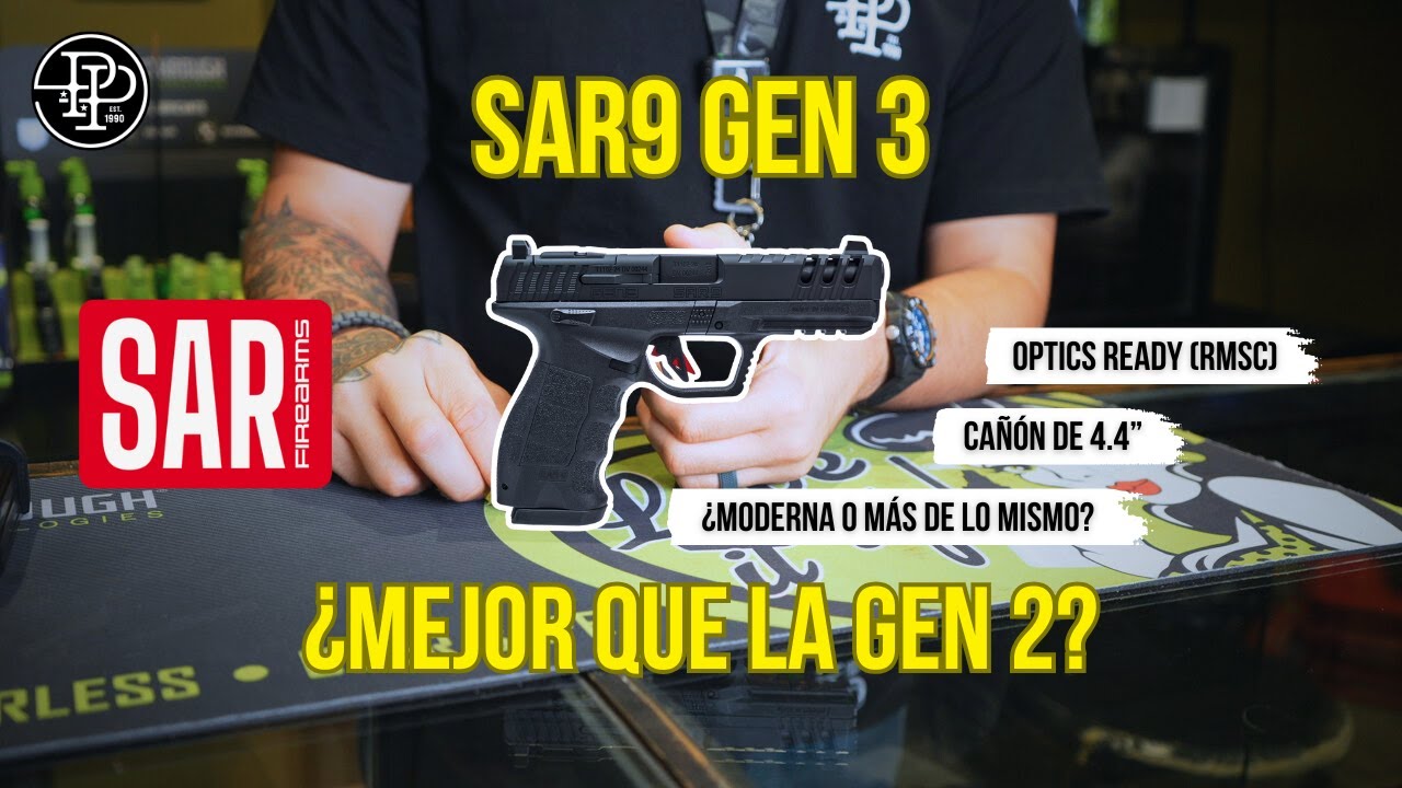 SAR9 Gen 3: ¿La mejor pistola 9mm calidad–precio del 2025?