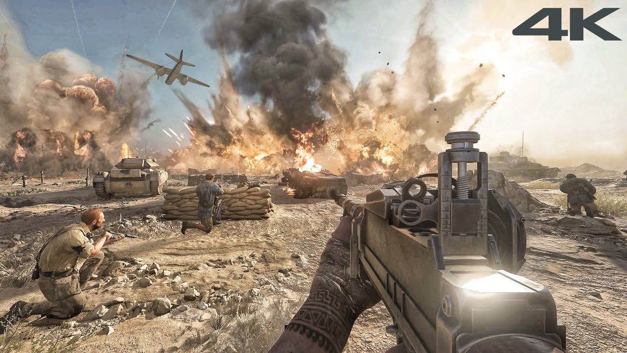 The Battle of El Alamein : Call of Duty Vanguard UHD [ 4K 60FPS ] Gameplay