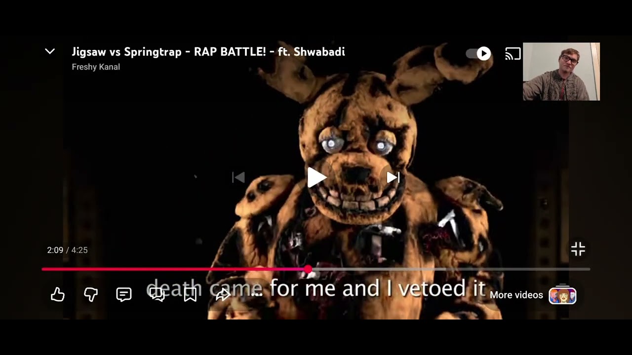 LET'S PLAY A GAME!! Freshy Kanal reaction Springtrap vs Jigsaw