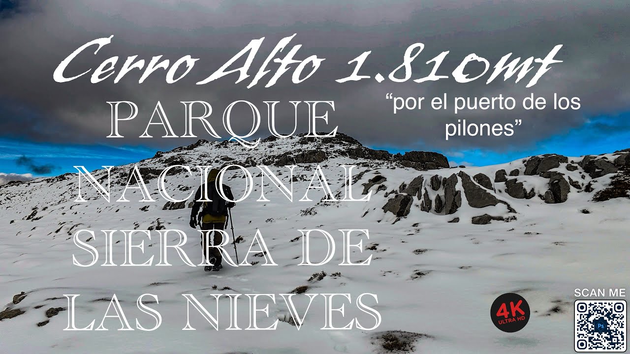 Invernal al Cerro Alto 🏔️1.810mt Parque Nacional Sierra de las Nieves🥾🥾