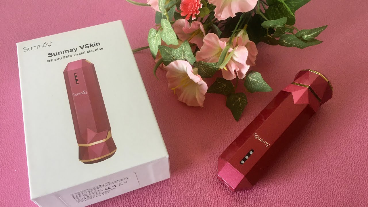 😍Sunmay VSKIN dispositivo anti et&agrave; e rassodante per il viso,collo, corpo 2 in 1😍RF+EMS