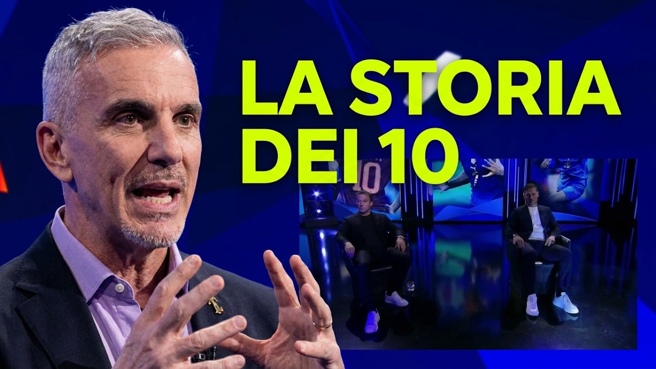 🤝 Sky, Federico Buffa racconta Totti Del Piero 10+10 Capitani ⚽️ | #Sky20Anni
