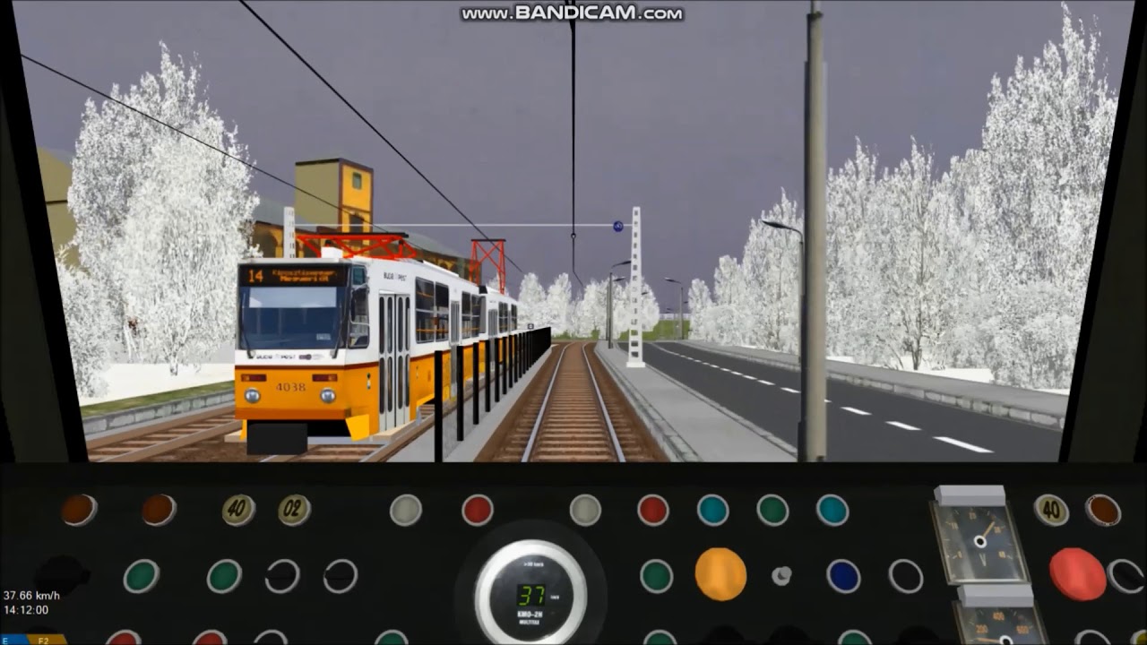 [OpenBVE] [12M] Rákospalota, Kossuth utca - Lehel tér M | Tátra T5C5