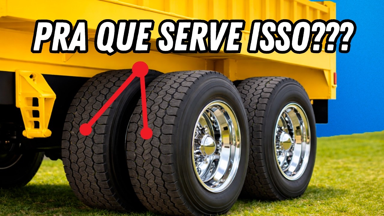 POR QUE ALGUNS CAMINHÕES TEM RODAS DUPLAS?