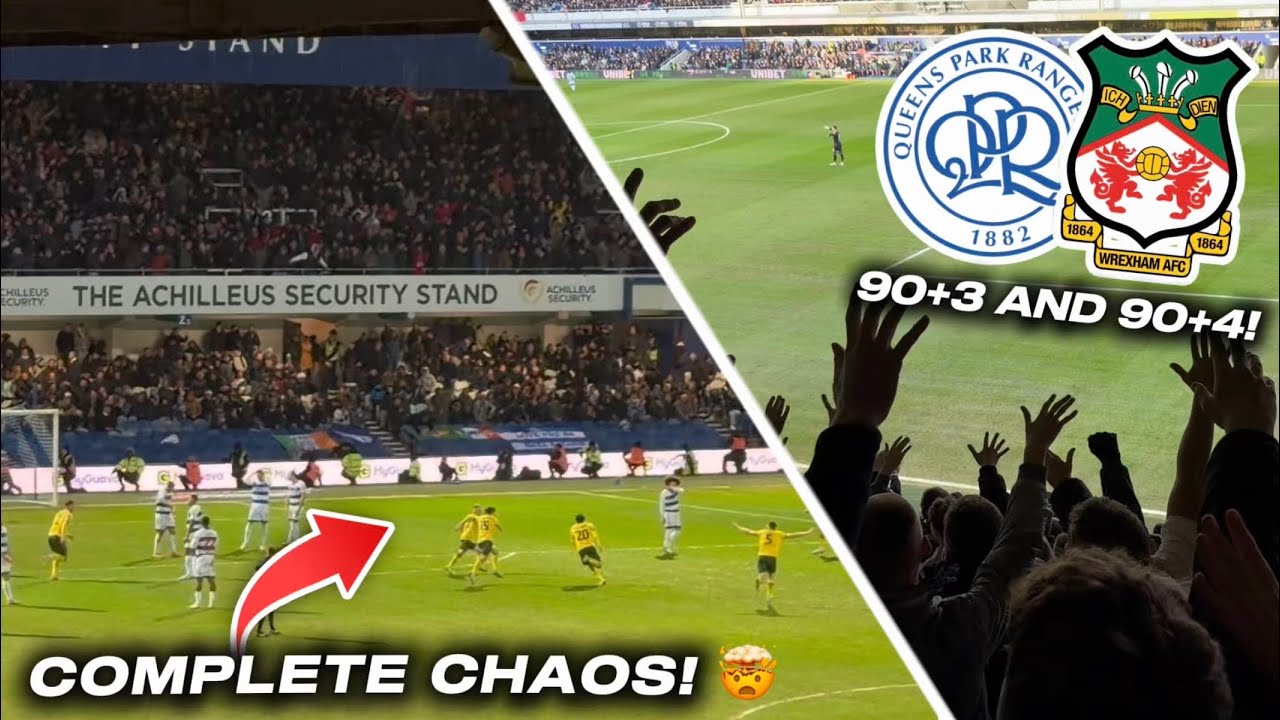 MENTAL LIMBS IN THE AWAY END as WREXHAM WIN IT LATE! | QPR Vs Wrexham *VLOG