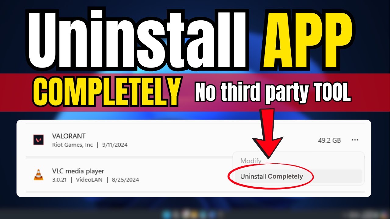 How to Completely⚡UNINSTALL Apps and Programs on Windows (Without Any TOOL)