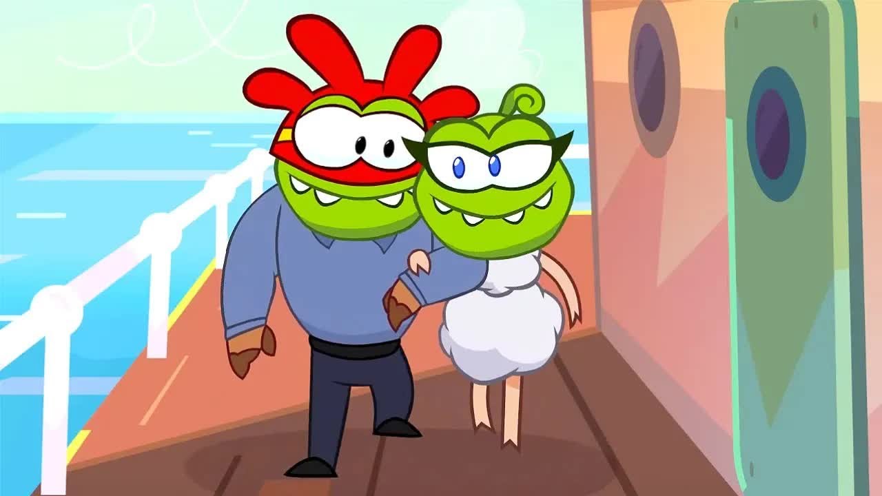 Om Nom Stories 💚 Super Noms - Nightmare Cruise (Cut the Rope) 💚 Funny cartoons for kids