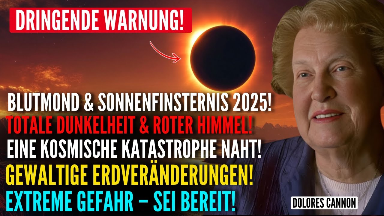 🚨 Achtung: Blutmond und Sonnenfinsternis 2025 &ndash; Ein m&auml;chtiges kosmisches Ereignis steht bevor!