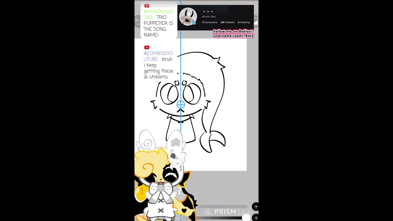 Drawing characters from Dandy's world*LIVE🔴*
